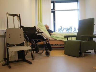 Flexibel zu gestaltender Laborraum im HumTech-Lab Flexibel zu gestaltender Laborraum im HumTech-Lab, hier als Pflegeszenario.