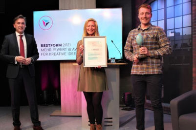Preisübergabe BESTFORM 2021(c)Investitions- und Marketinggesellschaft Sachsen-Anhalt mbH